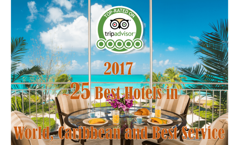 So honored to be the recipient of THREE, 2017 Tripadvisor Awards