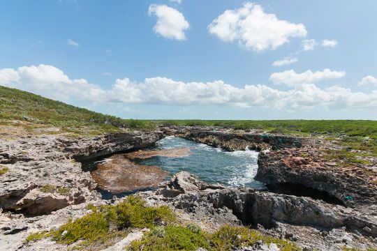 blowing hole formation