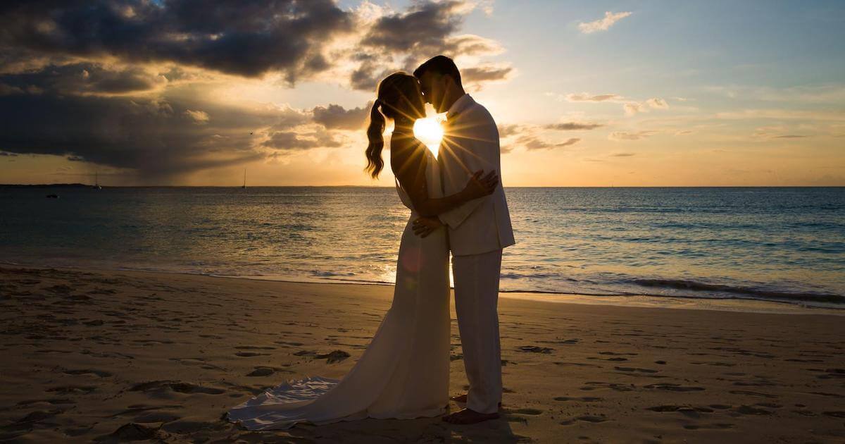 a destination wedding in Turks and Caicos: The Couple